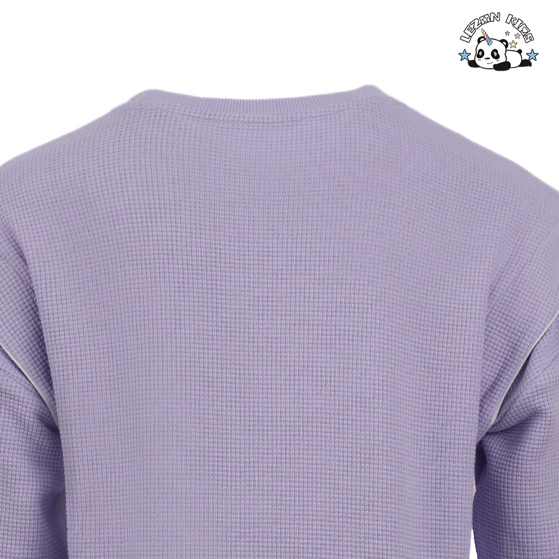 LEZONKIDS - OEM Customized Children's Fashion Suit Fashion Cotton Sweater Baby Casual Cute Skirt Girls Clothing Set